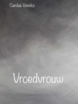 cover image of Vroedvrouw